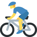 Man Biking Emoji Twitter
