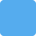 Large Blue Square Emoji Twitter