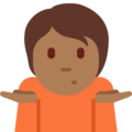 Person Shrugging Emoji Twitter