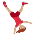 Woman Cartwheeling Emoji Twitter