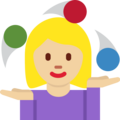 Woman Juggling Emoji Twitter