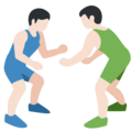 People Wrestling Emoji Twitter