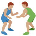 People Wrestling Emoji Twitter