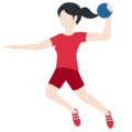 Woman Playing Handball Emoji Twitter