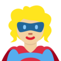 Woman Superhero Emoji Twitter