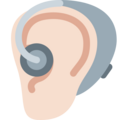 Ear With Hearing Aid Emoji Twitter