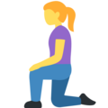 Woman Kneeling Emoji Twitter