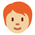 Person Red Hair Emoji Twitter