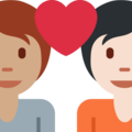 Couple With Heart Emoji Twitter