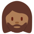 Woman Beard Emoji Twitter