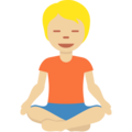 Person In Lotus Position Emoji Twitter