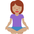 Woman In Lotus Position Emoji Twitter