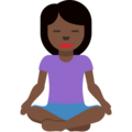 Woman In Lotus Position Emoji Twitter