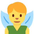 Man Fairy Emoji Twitter