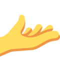 Palm Up Hand Emoji Twitter
