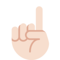 Index Pointing Up Emoji Twitter