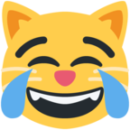 Cat With Tears Of Joy Emoji Twitter