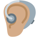 Ear With Hearing Aid Emoji Twitter