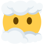 Face In Clouds Emoji Twitter
