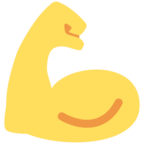 Flexed Biceps Emoji Twitter