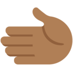Leftwards Hand Emoji Twitter