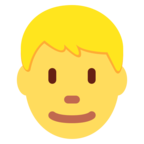 Man Blond Hair Emoji Twitter