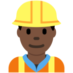 Man Construction Worker Emoji Twitter