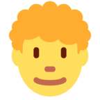 Man Curly Hair Emoji Twitter