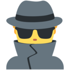Man Detective Emoji Twitter