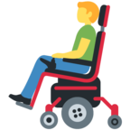 Man In Motorized Wheelchair Emoji Twitter