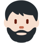 Man Beard Emoji Twitter
