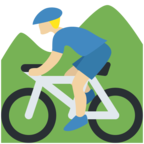 Man Mountain Biking Emoji Twitter