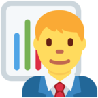 Man Office Worker Emoji Twitter