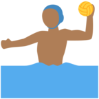 Man Playing Water Polo Emoji Twitter
