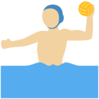 Man Playing Water Polo Emoji Twitter