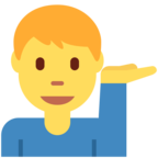 Man Tipping Hand Emoji Twitter