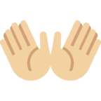 Open Hands Emoji Twitter