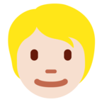 Person Blond Hair Emoji Twitter