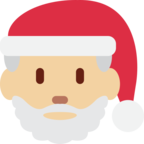 Santa Claus Emoji Twitter