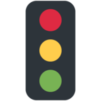 Vertical Traffic Light Emoji Twitter