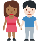 Woman And Man Holding Hands Emoji Twitter