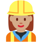 Woman Construction Worker Emoji Twitter