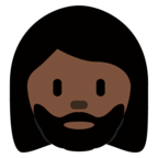 Woman Beard Emoji Twitter