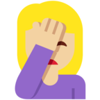 Woman Facepalming Emoji Twitter