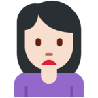 Woman Frowning Emoji Twitter