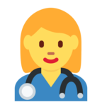 Woman Health Worker Emoji Twitter