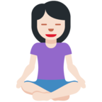 Woman In Lotus Position Emoji Twitter