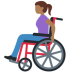 Woman In Manual Wheelchair Emoji Twitter