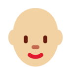 Woman Bald Emoji Twitter