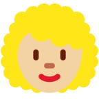 Woman Curly Hair Emoji Twitter